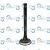 Клапан выпускной EX17, EX21 Robin Subaru 20A-33501-03