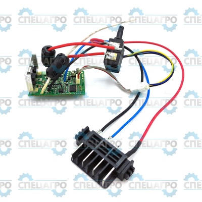 Электронная плата для 2400807, 40В Аксиальный Листодув Greenworks RA362011809