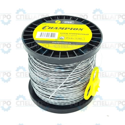 Корд трим.CHAMPION  Alu Twist 2.0мм*130м (витой)+нож C7061