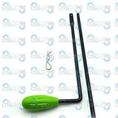 Вал (рычаг) управления в сборе 2600107, 2600507 снегоуборщиков Greenworks RA333011483