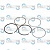 Комплект поршневых колец EH65 Subaru 263-23501-27